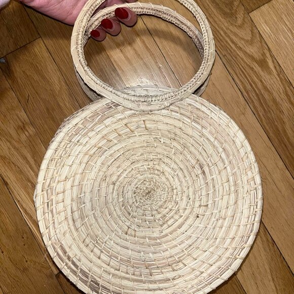 Bamboo Style Circular Handbag Purse *Brand NEW* - Picture 1 of 7